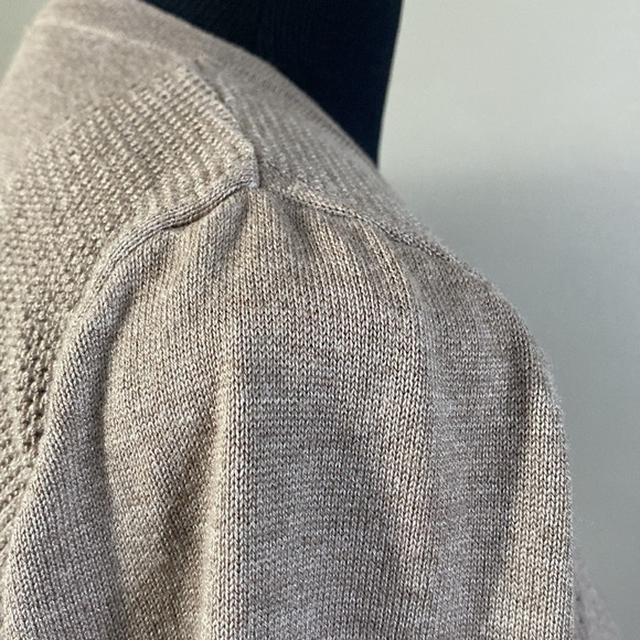 Belldini Cocoa Powder Heather Brown Open Front Cardigan Sweater Sz XL NWOT - Picture 5 of 10